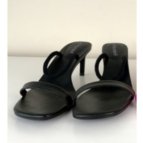NWOT JEFFREY CAMPBELL Hera-Hi Black Heel Sandals - Size 8 - Picture 6 of 10